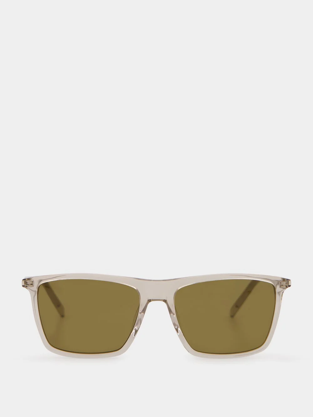 Beige YSL SI 668 Sunglasses in Recycled Acetate