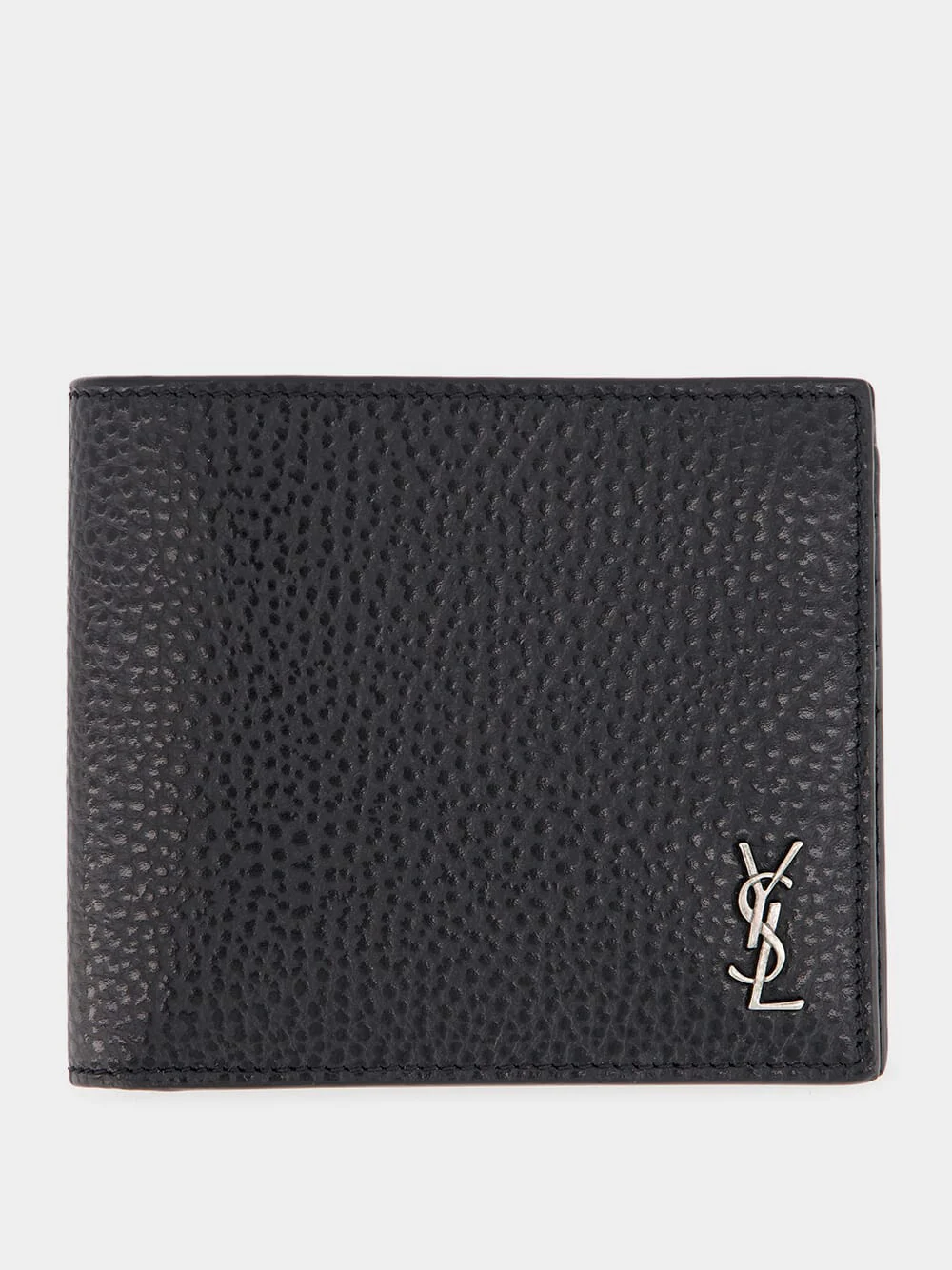Cassandre East/West Grained Leather Wallet