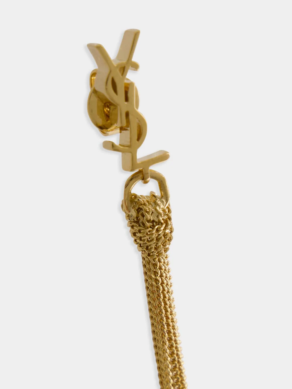 Cassandre Tassel Gold Earrings - Image 3