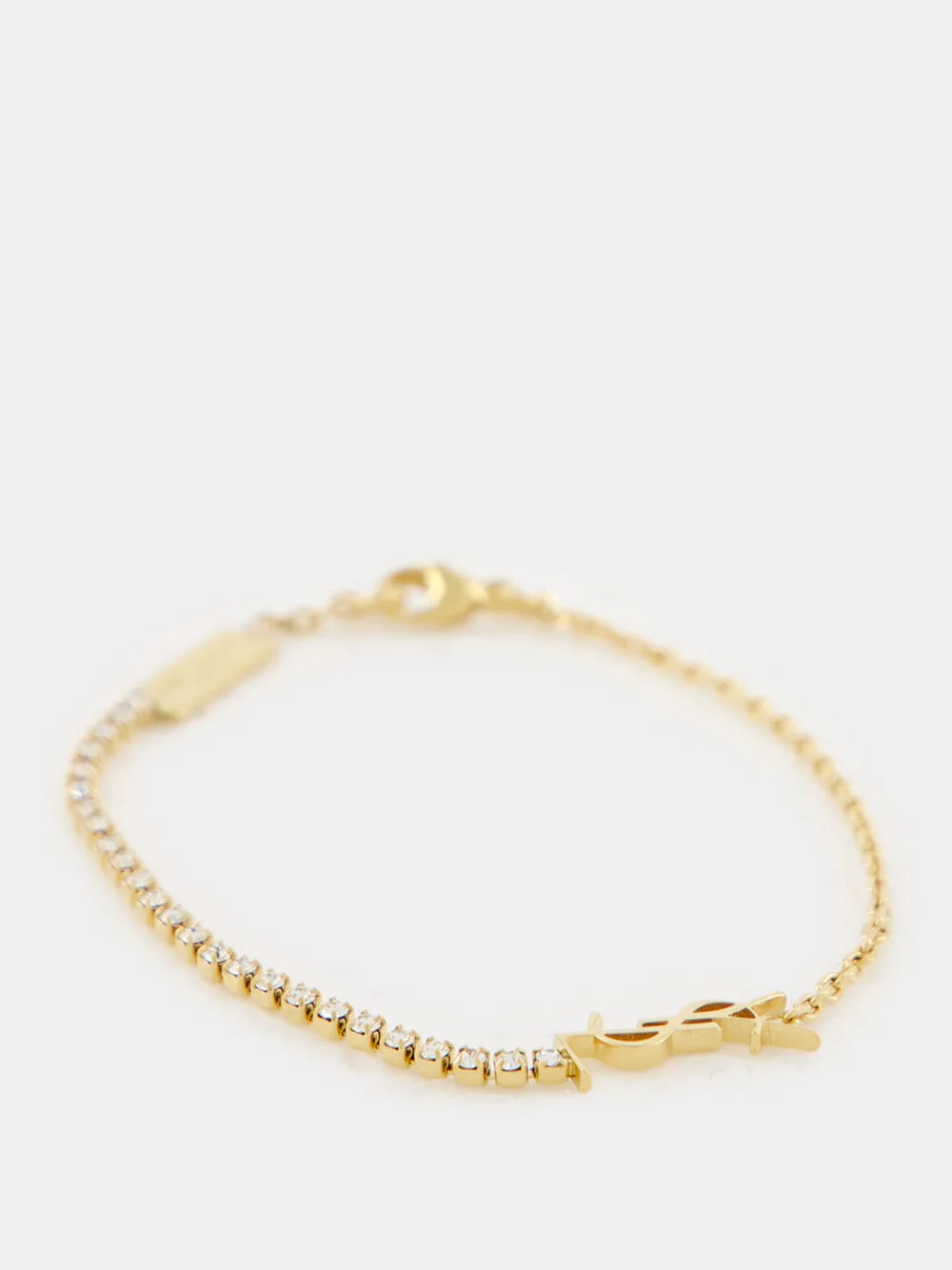 Metal And Rhinestone Cassandre Charm Bracelet - Image 3