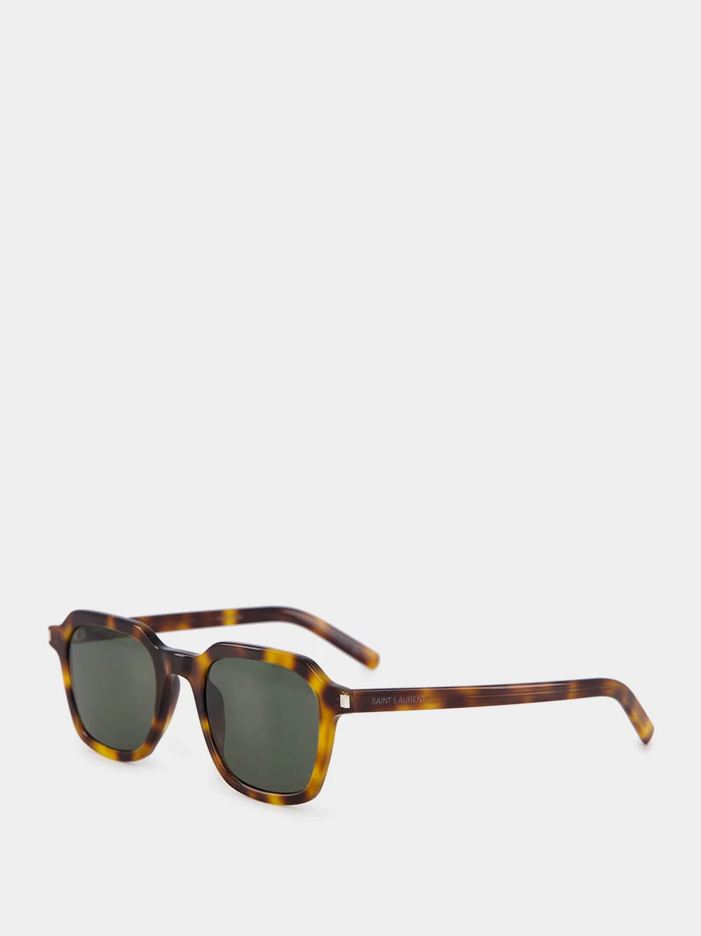 SL 715 Squared Havana Acetate Sunglasses - Image 2