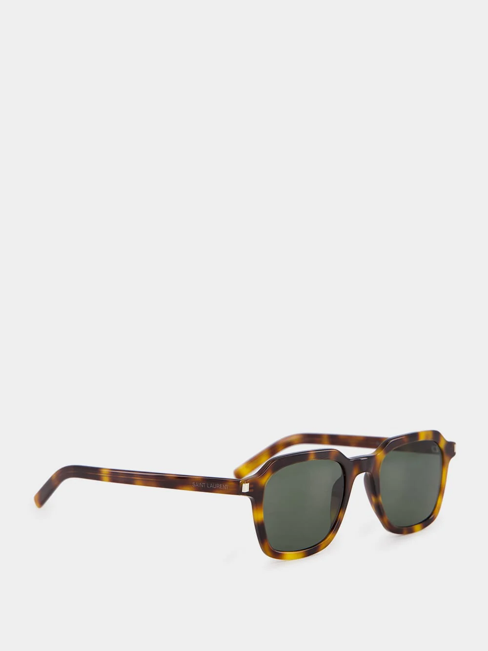 SL 715 Squared Havana Acetate Sunglasses - Image 3