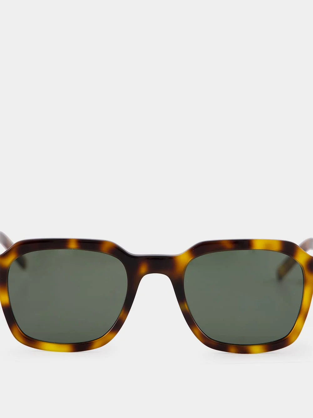 SL 715 Squared Havana Acetate Sunglasses - Image 4