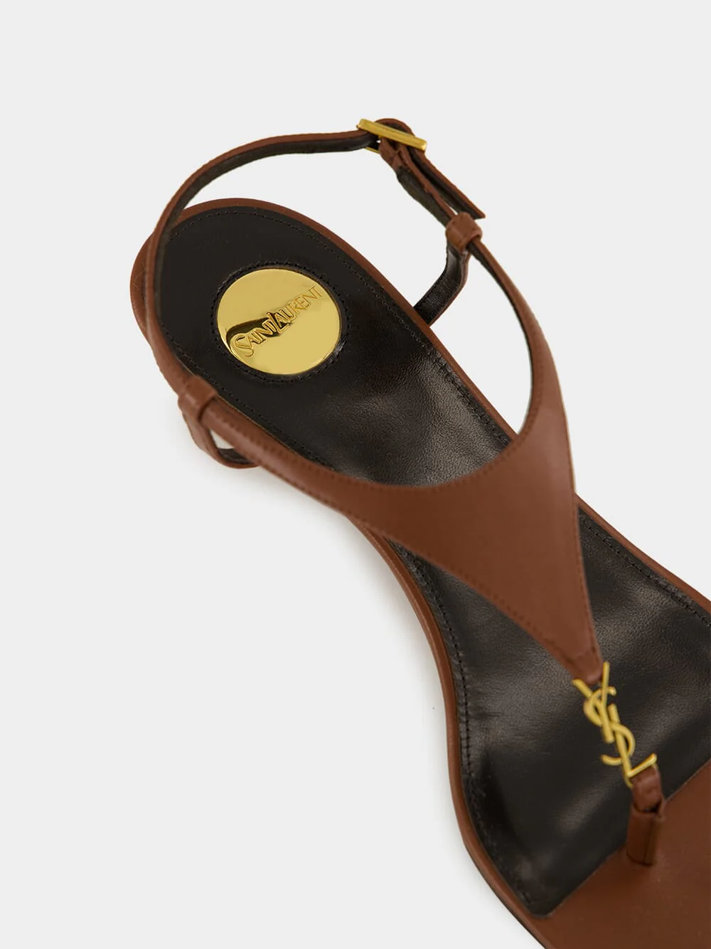 Aesthetic Brown Cassandra 40 Mid-Heel Sandals - Image 8