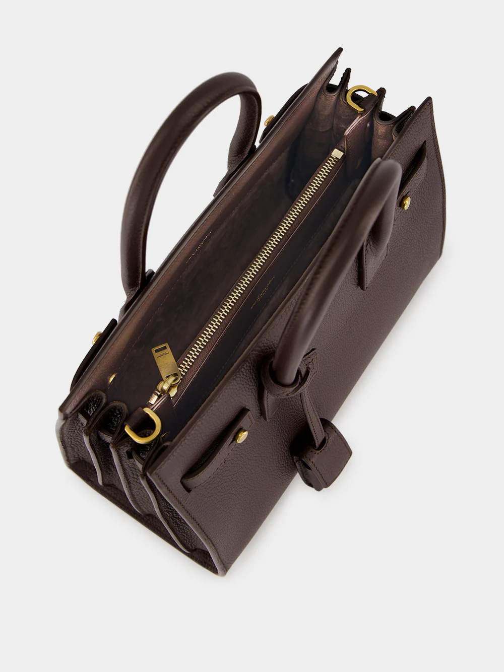 Arabica Brown Sac de Jour Baby Leather Bag - Image 5