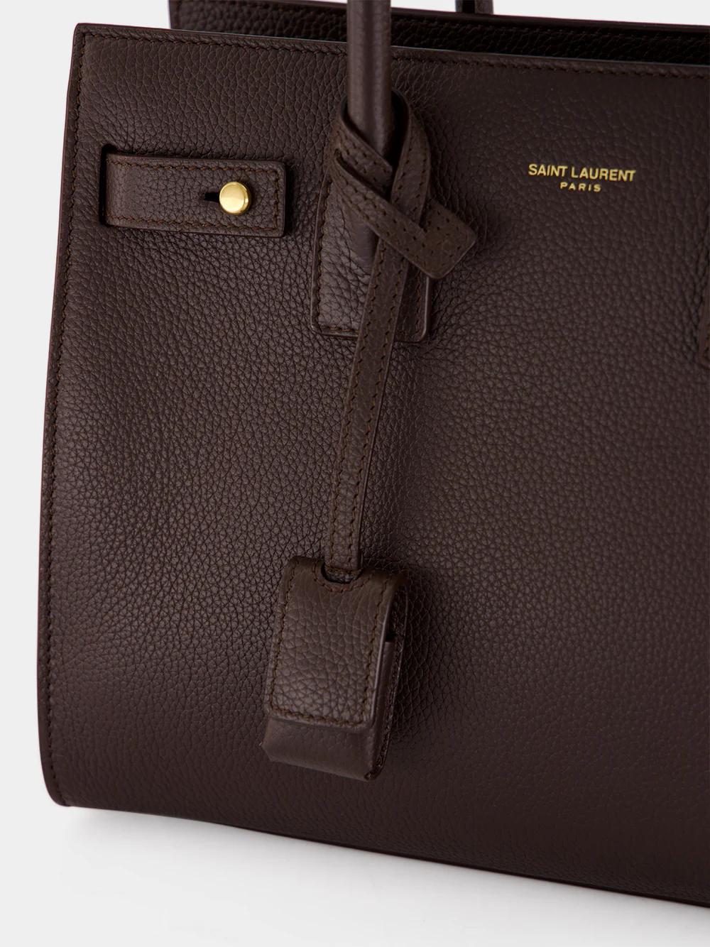 Arabica Brown Sac de Jour Baby Leather Bag - Image 6