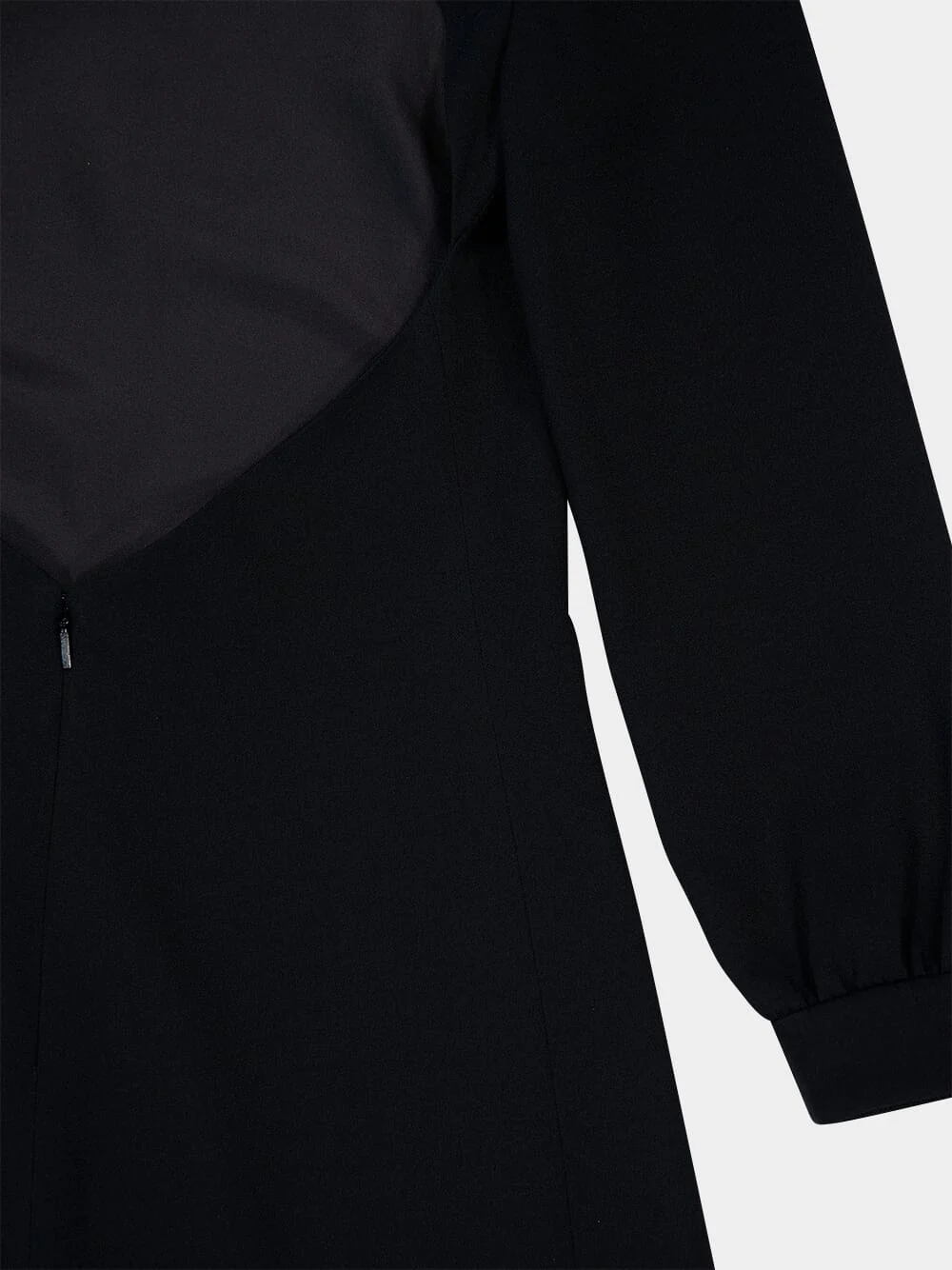 Backless Mini Dress in Black Sable - Image 4
