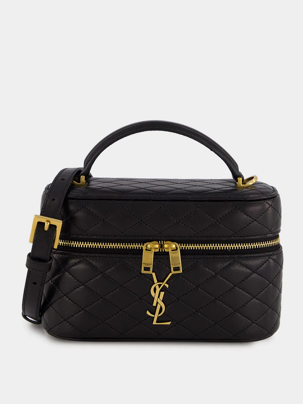 Black Lambskin Gaby Vanity Bag - Image 2