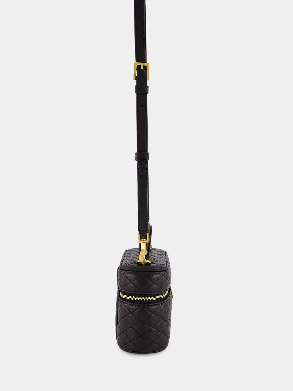 Black Lambskin Gaby Vanity Bag - Image 5