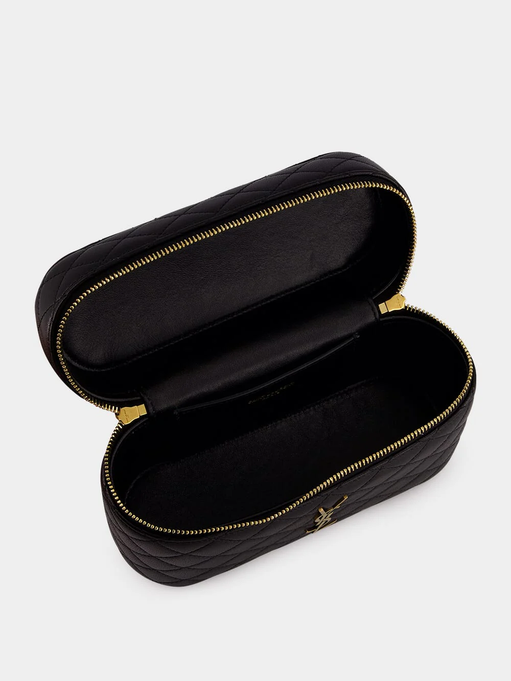 Black Lambskin Gaby Vanity Bag - Image 7