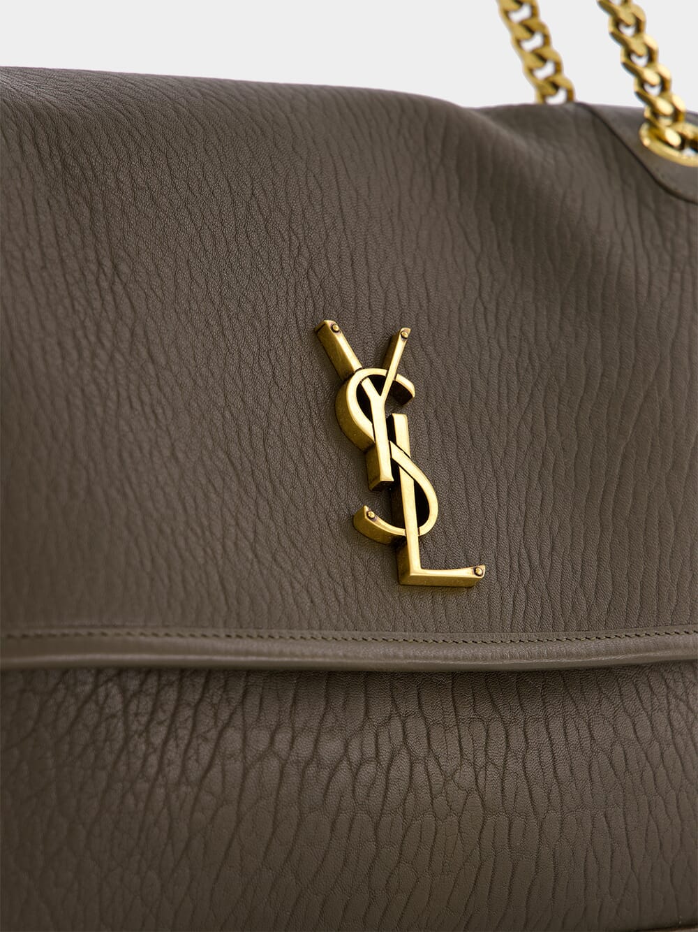 Light Musk Niki Large Grained Lambskin Bag - Image 6