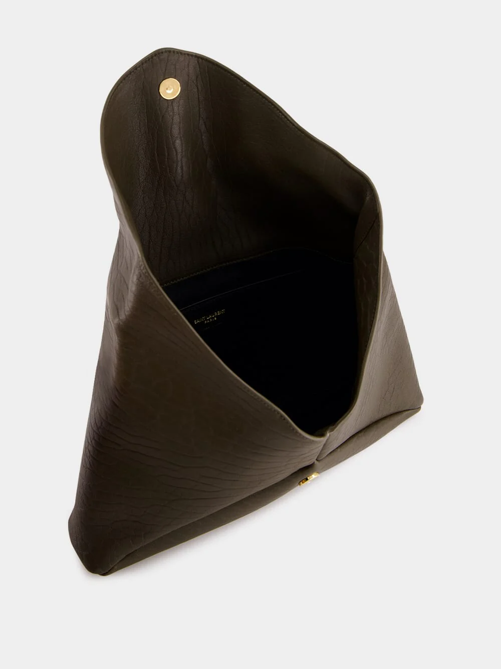 Musk Green Cassandre Large Envelope Pouch - Image 5