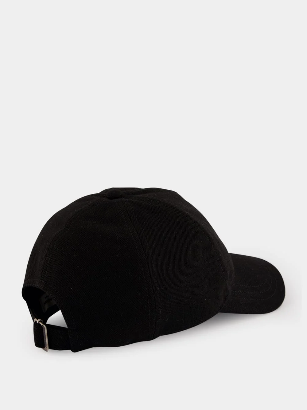 Black Cassandre Cotton Denim Twill Cap - Image 2