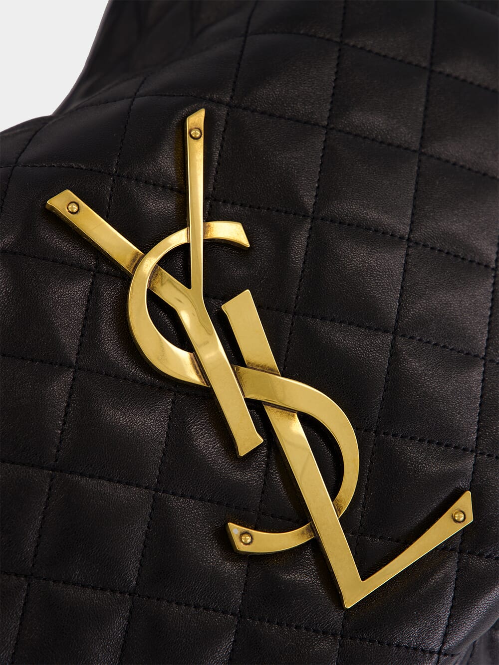 Black Icare Quilted Nappa Hobo Bag - Image 7