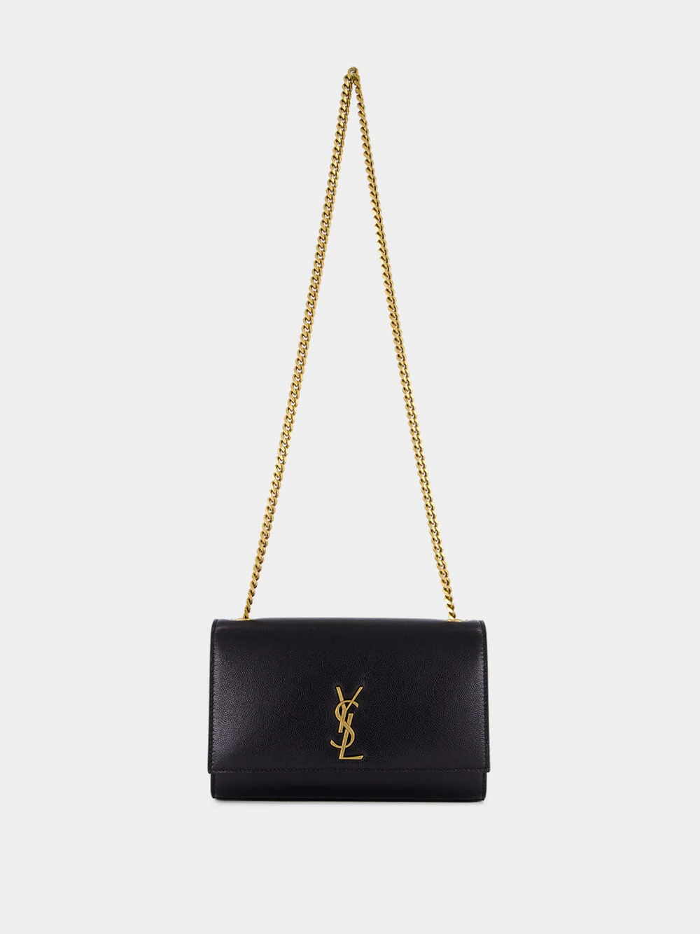 Black Kate Shoulder Bag in Calfskin - Image 2