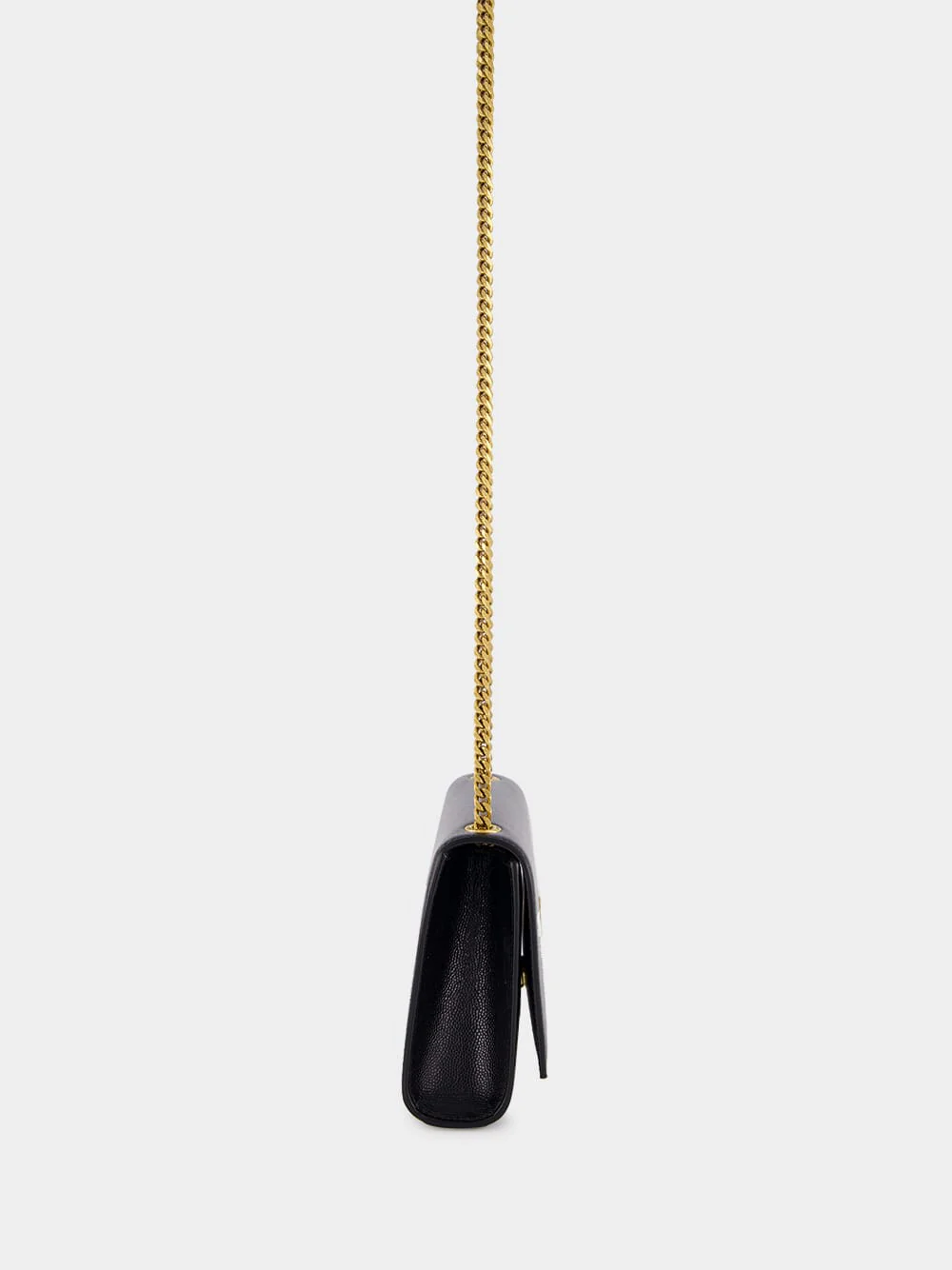Black Kate Shoulder Bag in Calfskin - Image 4