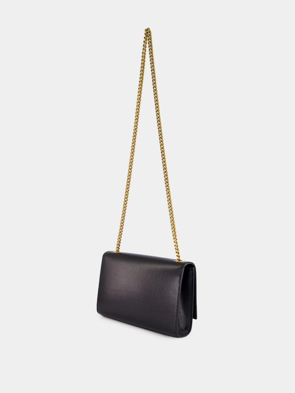 Black Kate Shoulder Bag in Calfskin - Image 5