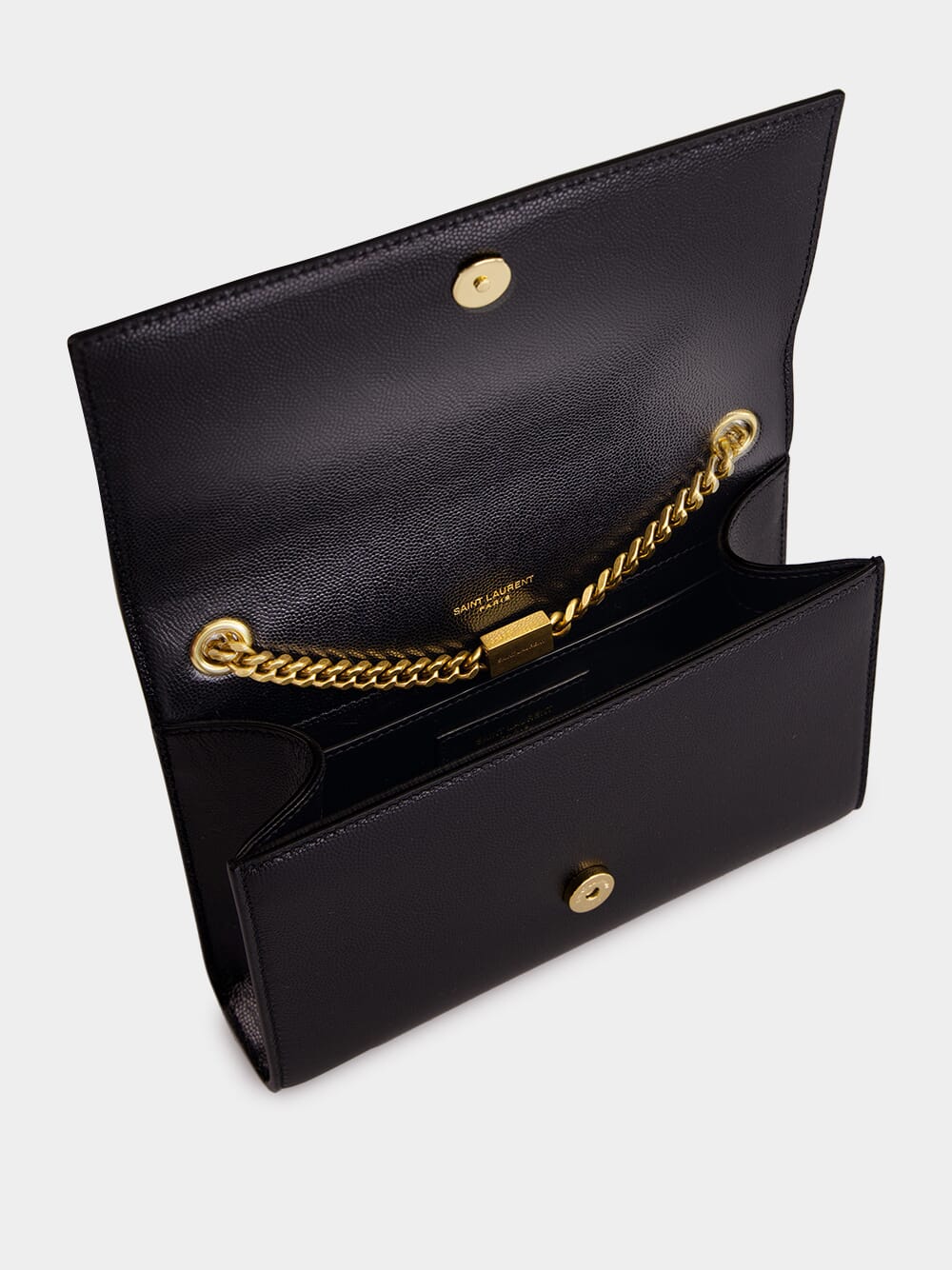 Black Kate Shoulder Bag in Calfskin - Image 6