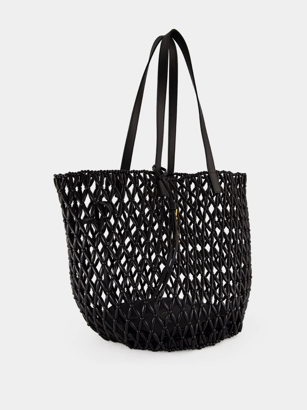 Black Panier Soup Calfskin Shoulder Bag - Image 2