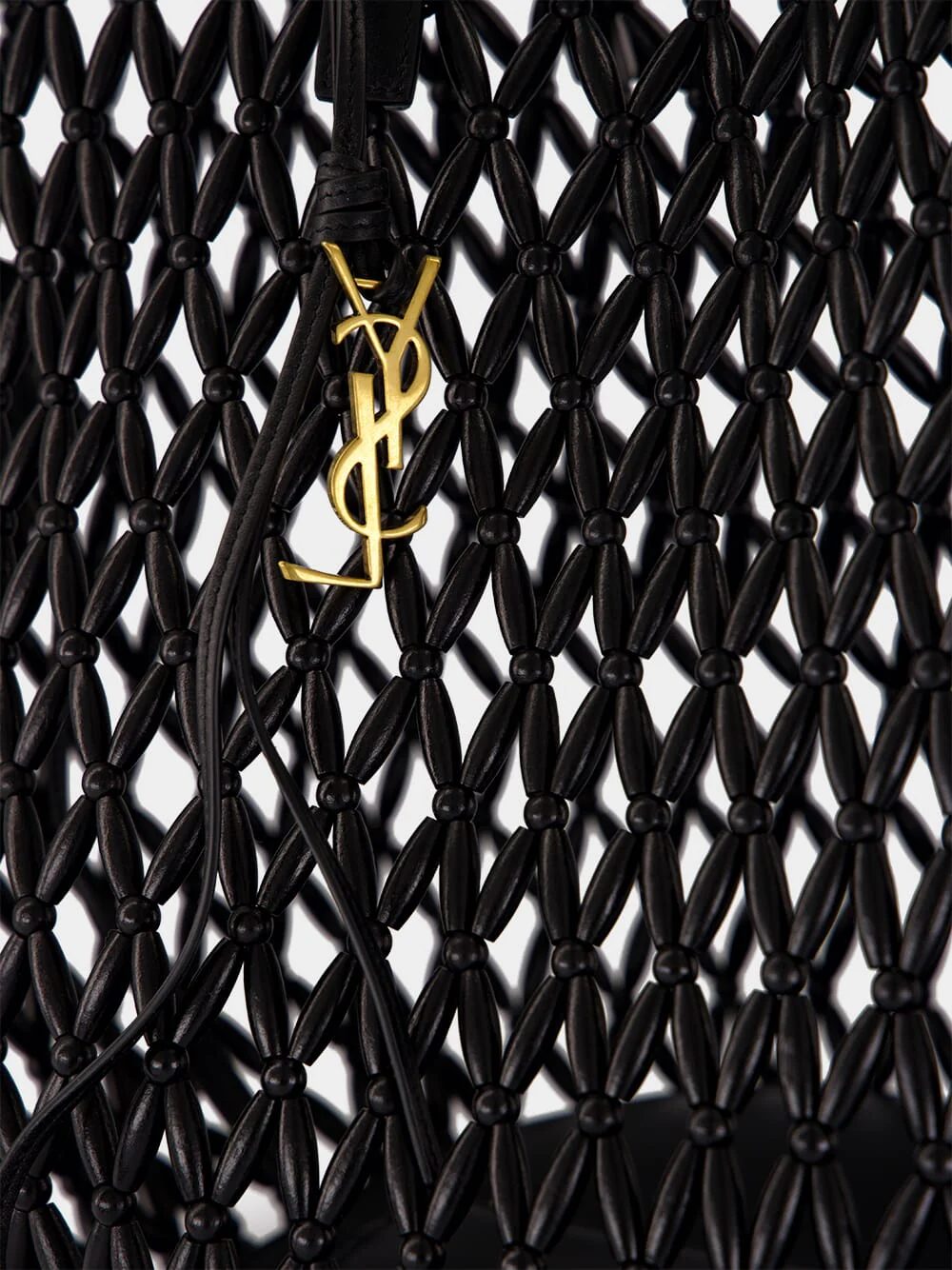 Black Panier Soup Calfskin Shoulder Bag - Image 6