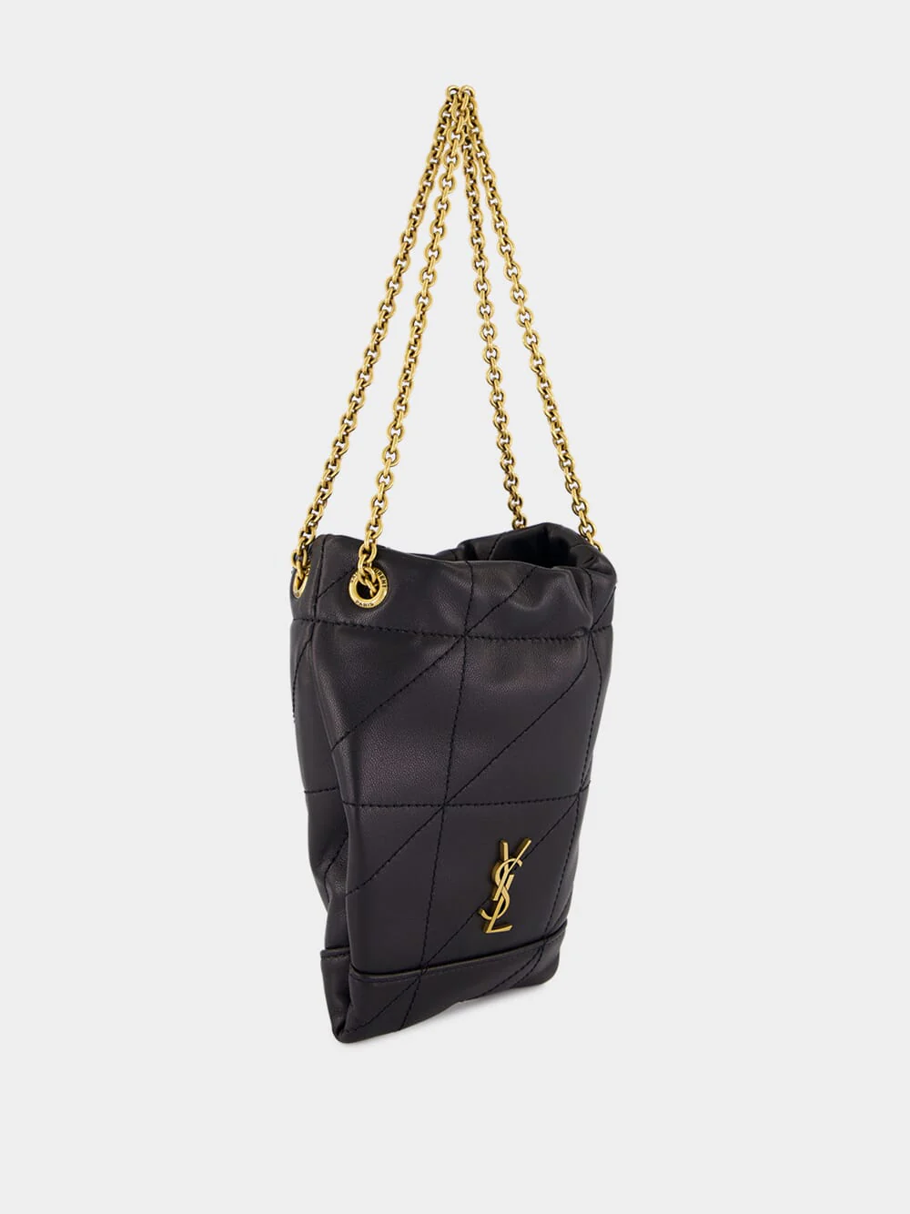 Black Small Jamie Pouch in Lambskin - Image 2