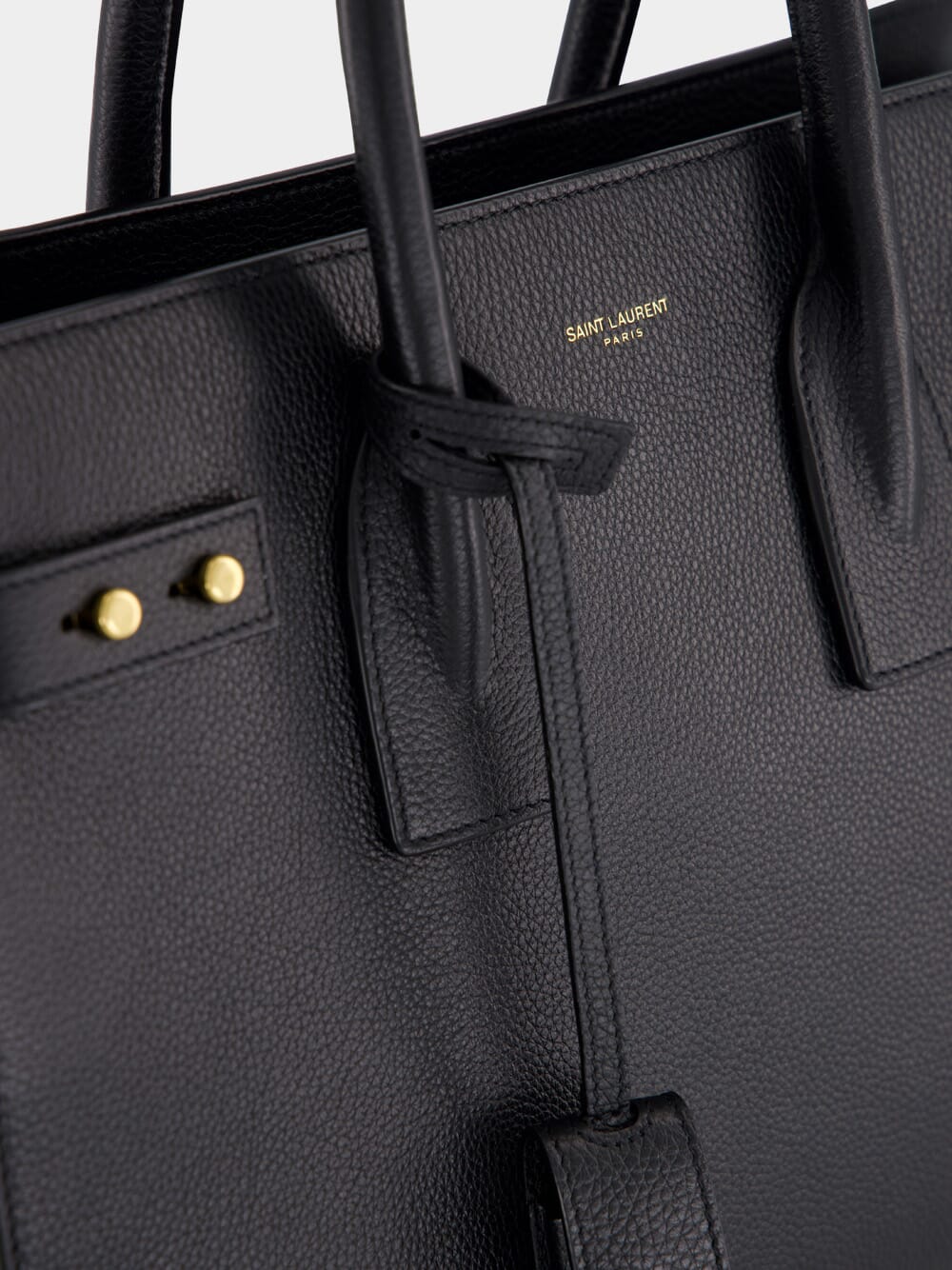 Black Small Sac de Jour in Supple Grained Leather - Image 8