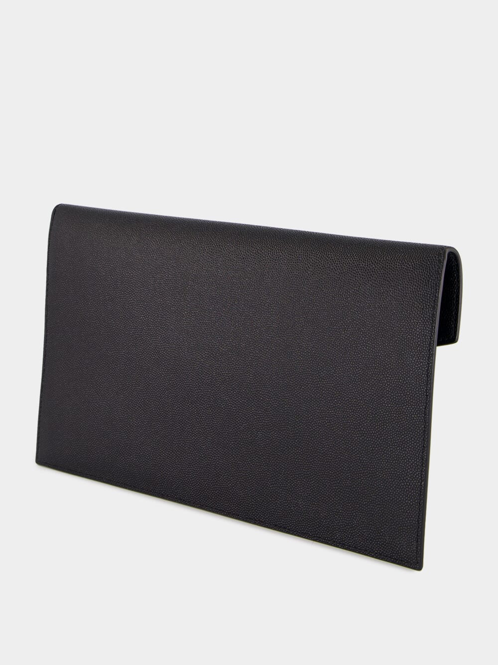 Black Uptown Grain Leather Clutch - Image 3