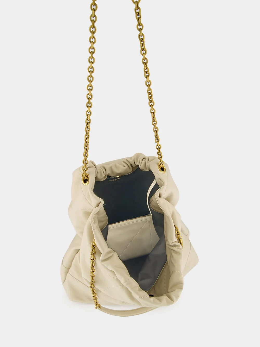 Blanc Vintage Jamie Large Lambskin Pochon Bag - Image 5