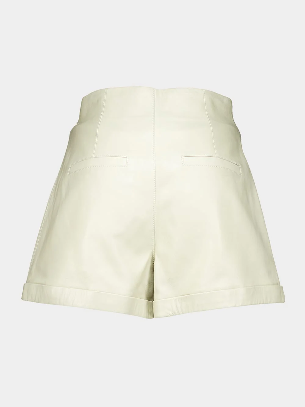 Button Detailed High Waist Shorts - Image 2