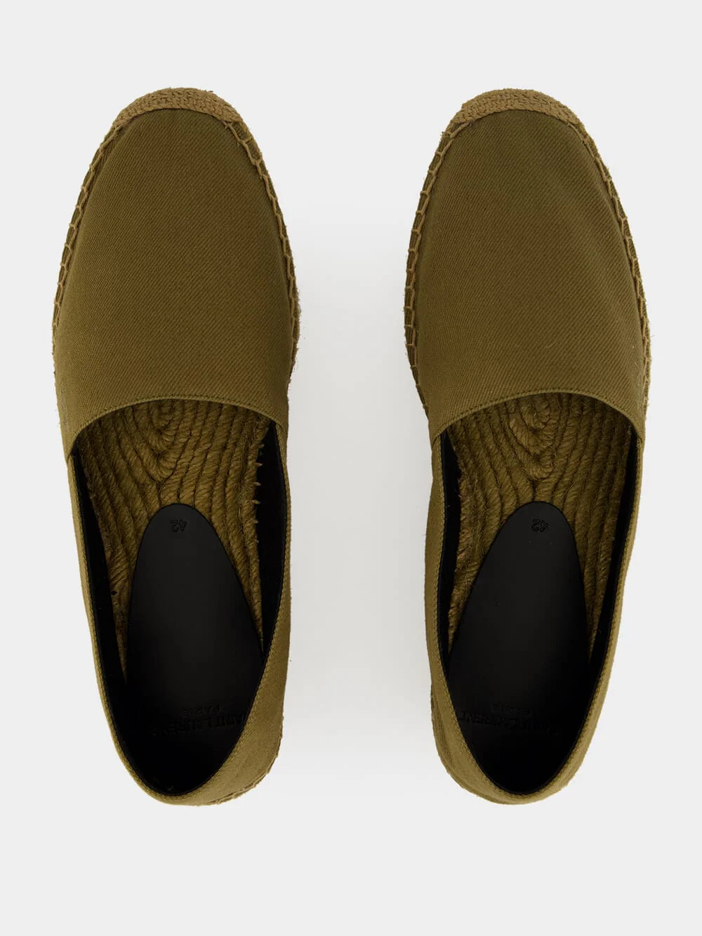 Cactus Green Cotton Espadrilles - Image 4