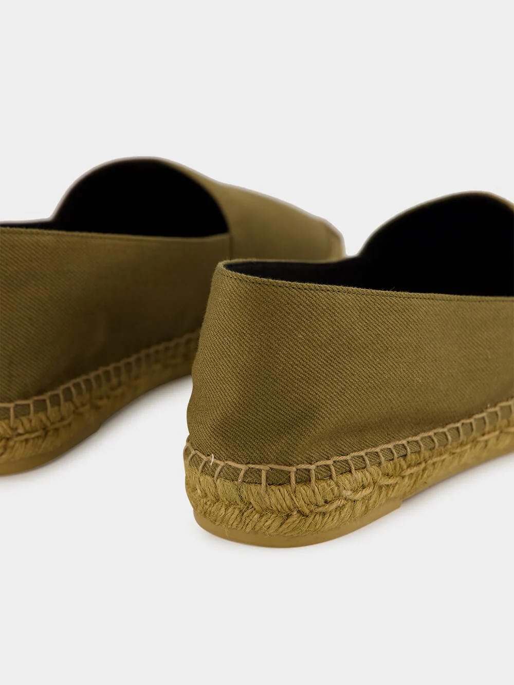 Cactus Green Cotton Espadrilles - Image 6