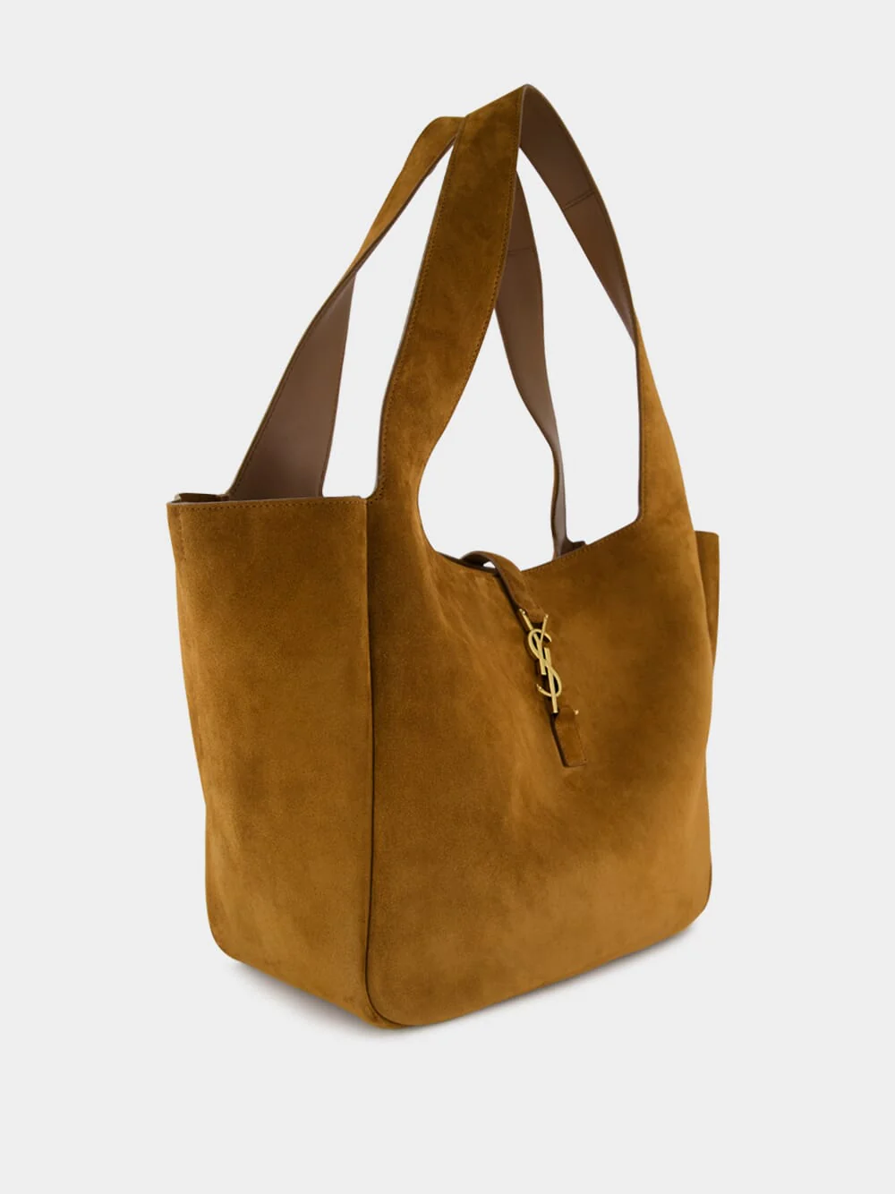 Caramel Cognac Le 5 à 7 Bea Suede Tote - Image 3