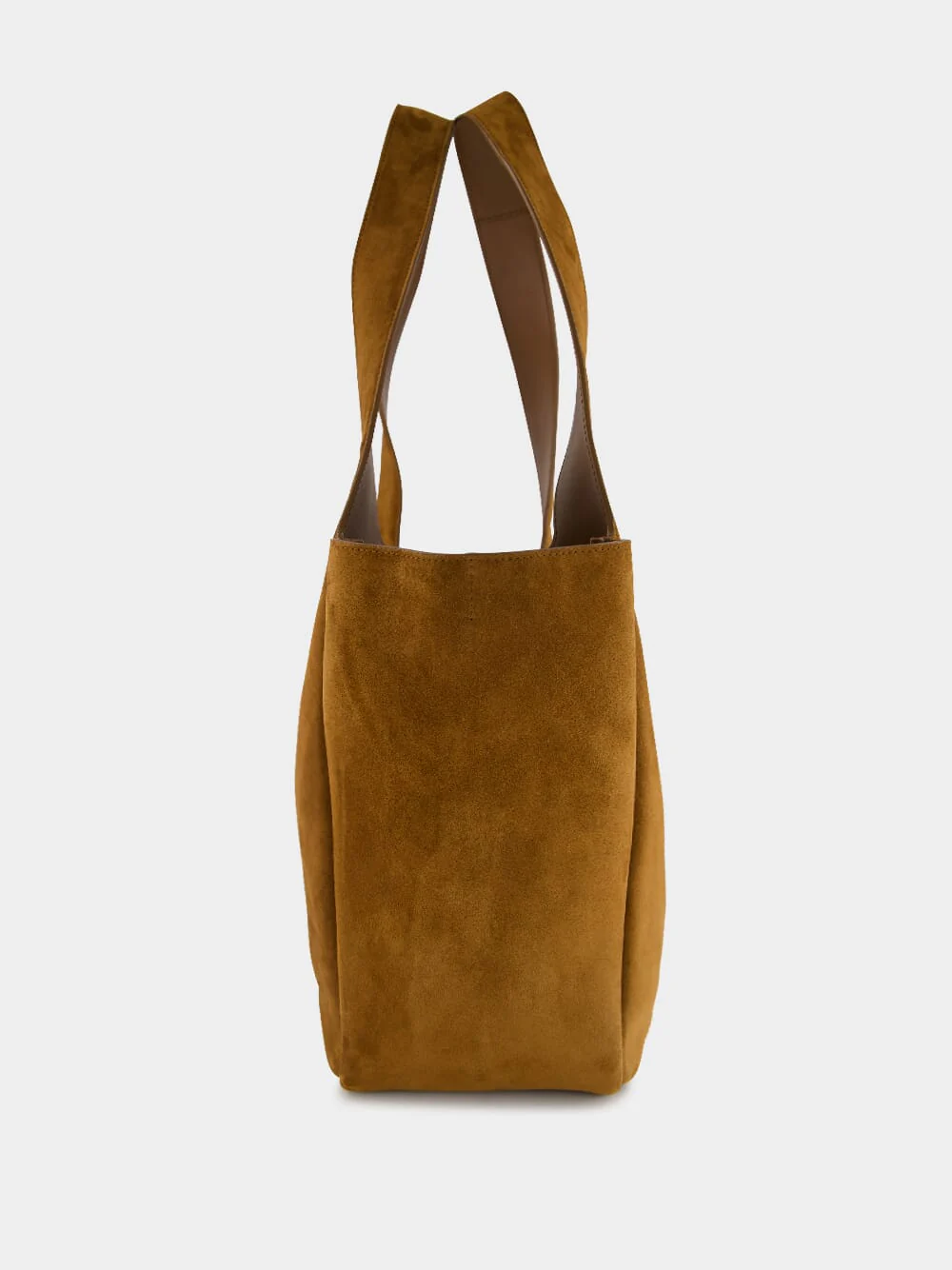 Caramel Cognac Le 5 à 7 Bea Suede Tote - Image 4