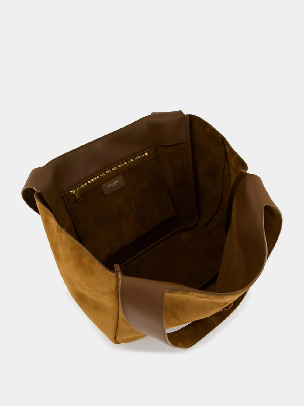 Caramel Cognac Le 5 à 7 Bea Suede Tote - Image 6