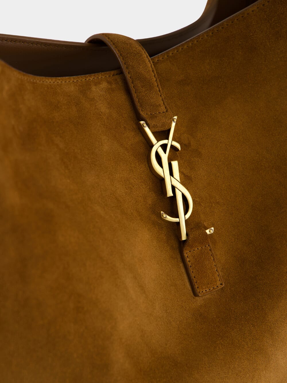Caramel Cognac Le 5 à 7 Bea Suede Tote - Image 7