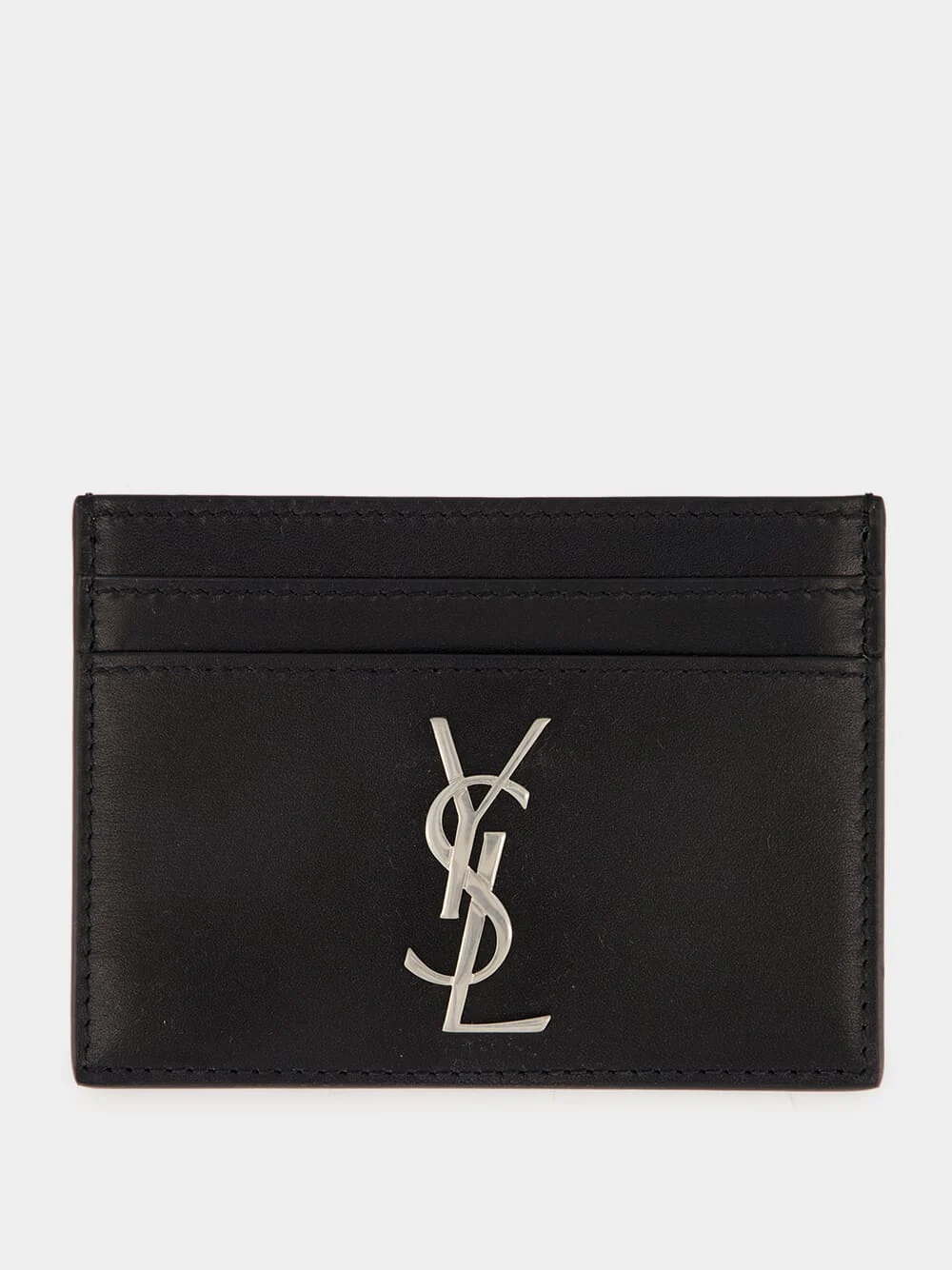 Black Cassandre Leather Card Case