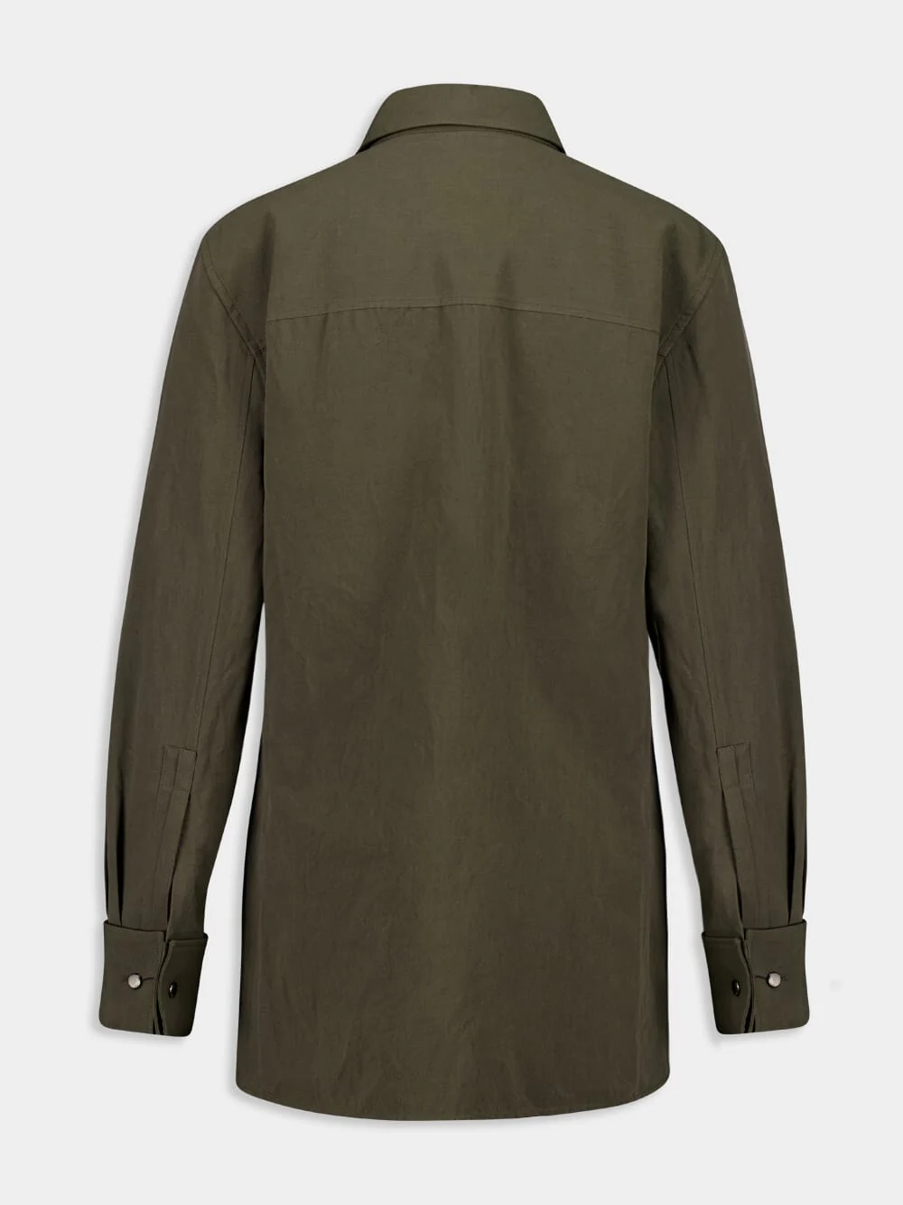 Cassandre Fitted Linen-Cotton Shirt - Image 2