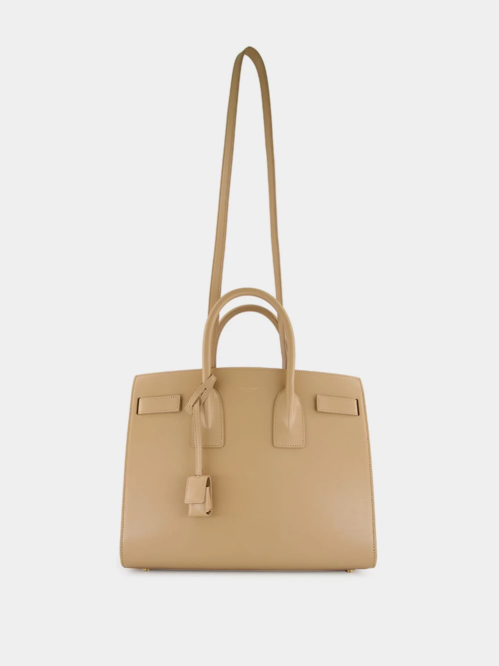 Clear Beige Small Sac De Jour in Smooth Leather - Image 3