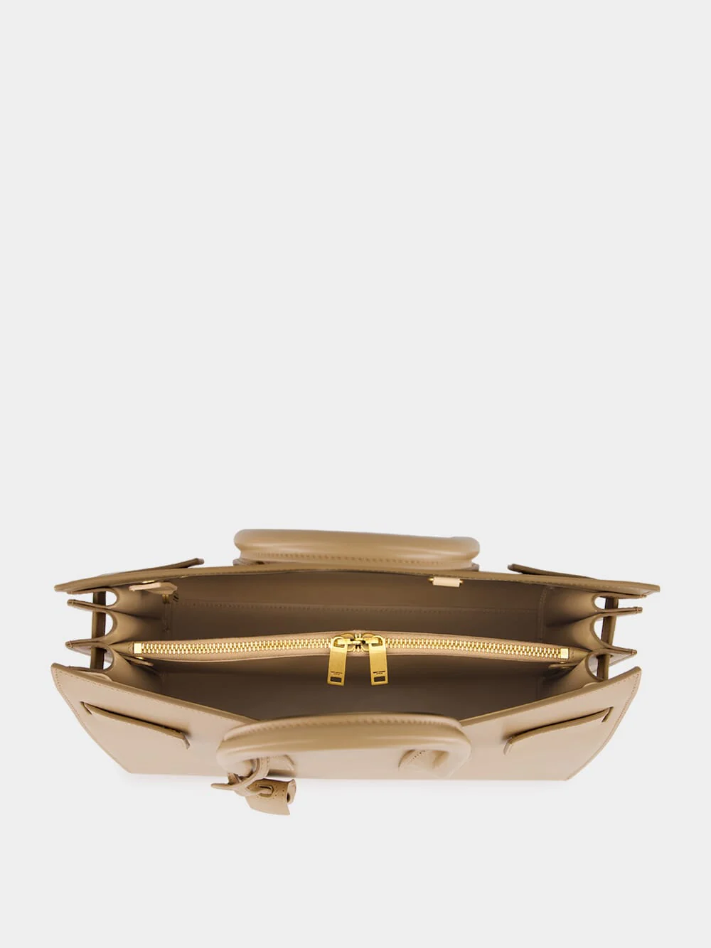 Clear Beige Small Sac De Jour in Smooth Leather - Image 7