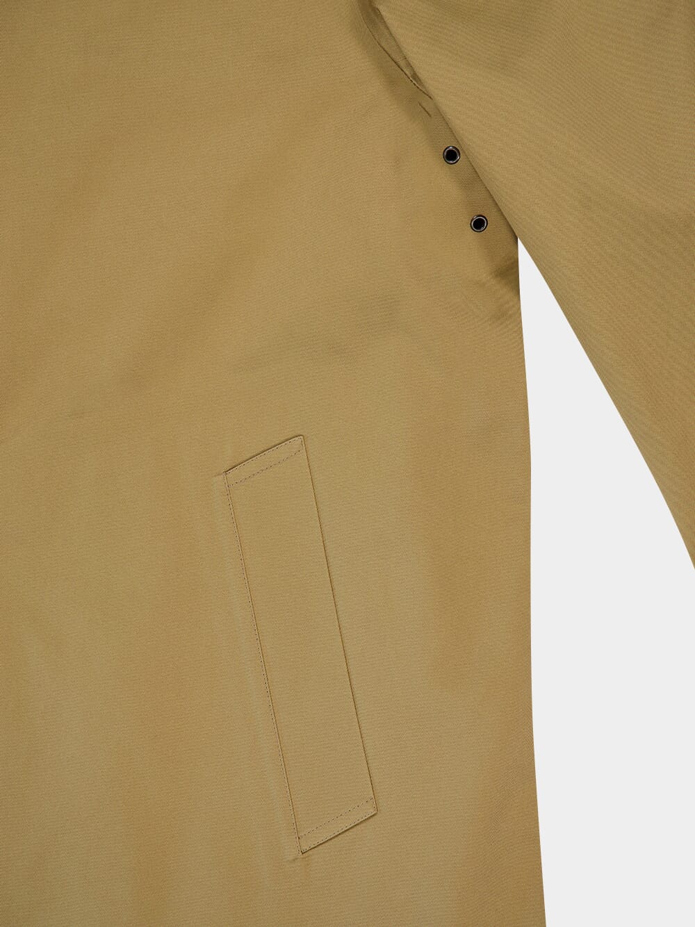 Beige Cotton Gabardine Mackintosh Coat - Image 11