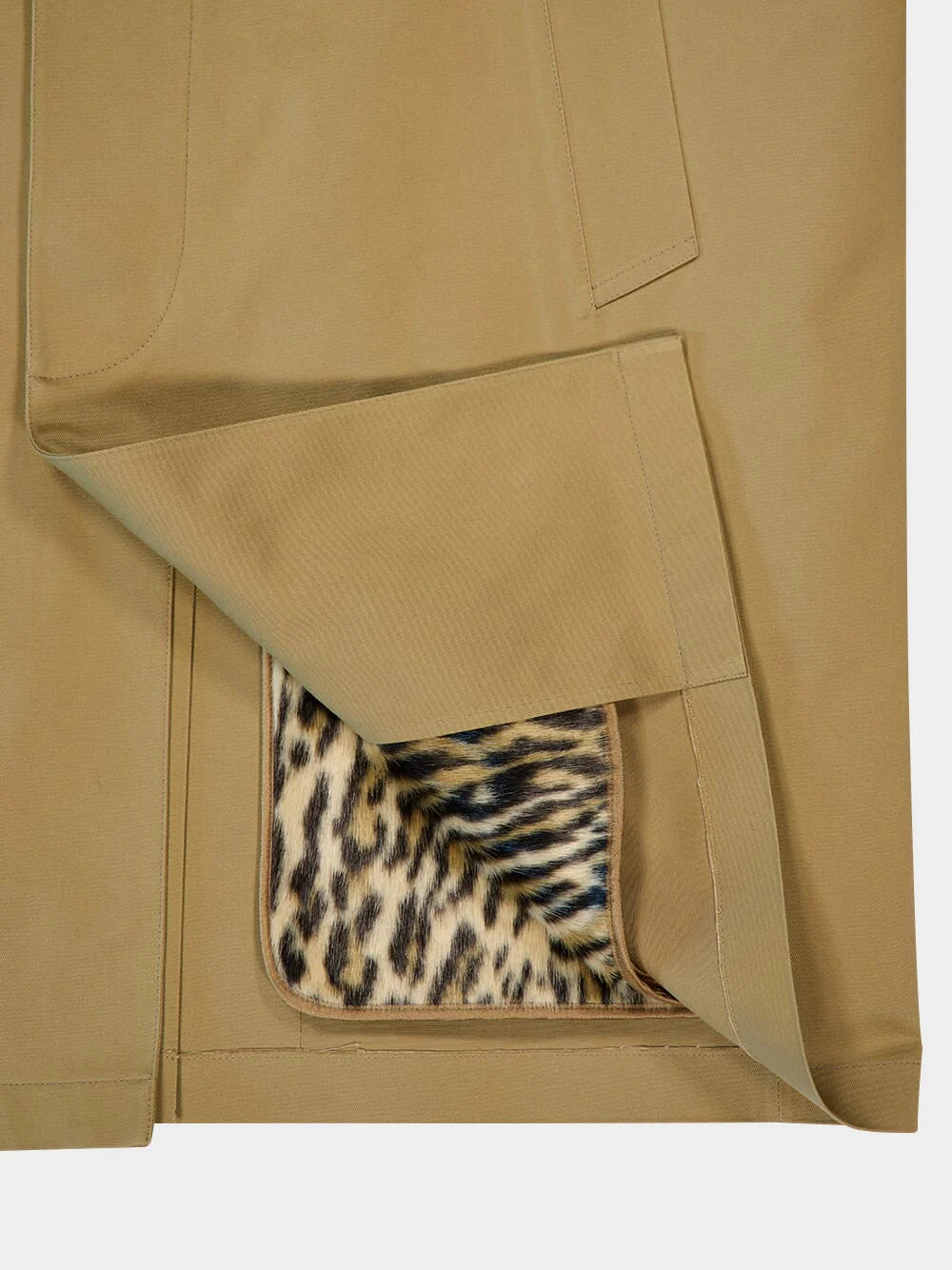 Beige Cotton Gabardine Mackintosh Coat - Image 12