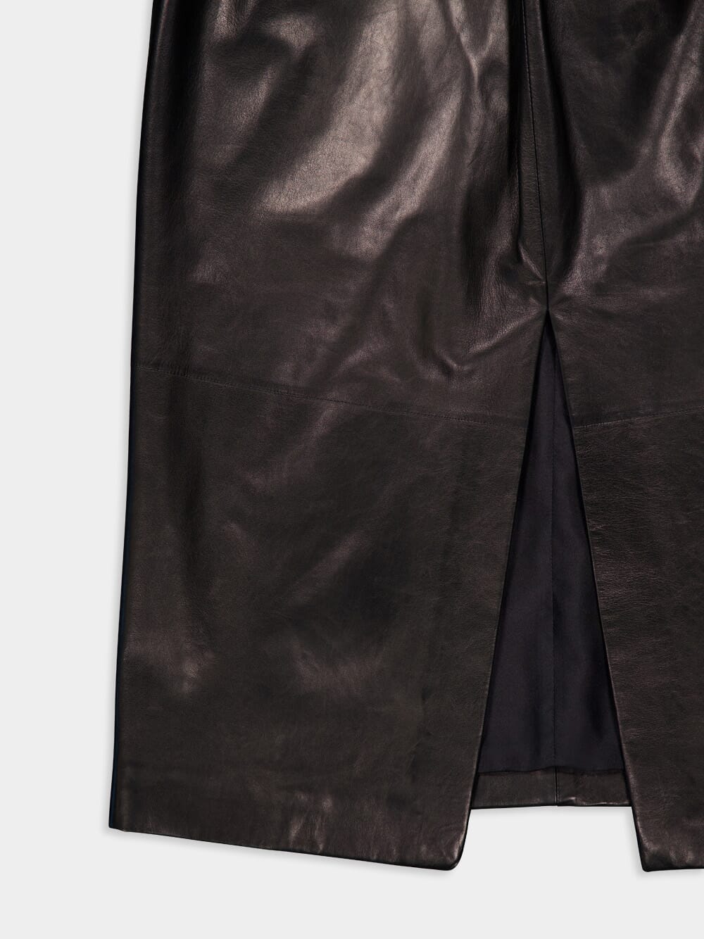 Lambskin Twist Pencil Skirt - Image 6