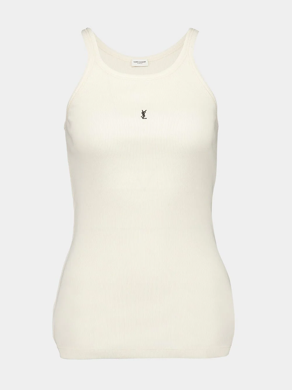 Logo-Embroidered Ribbed Tank Top