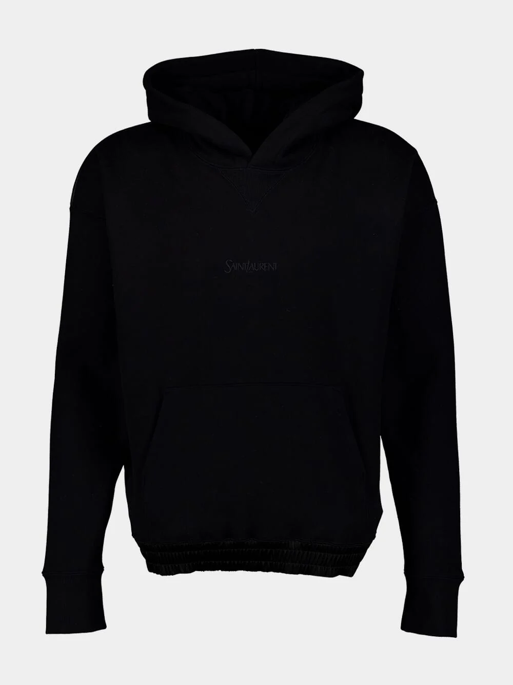 Black Fleece Cotton Hoodie