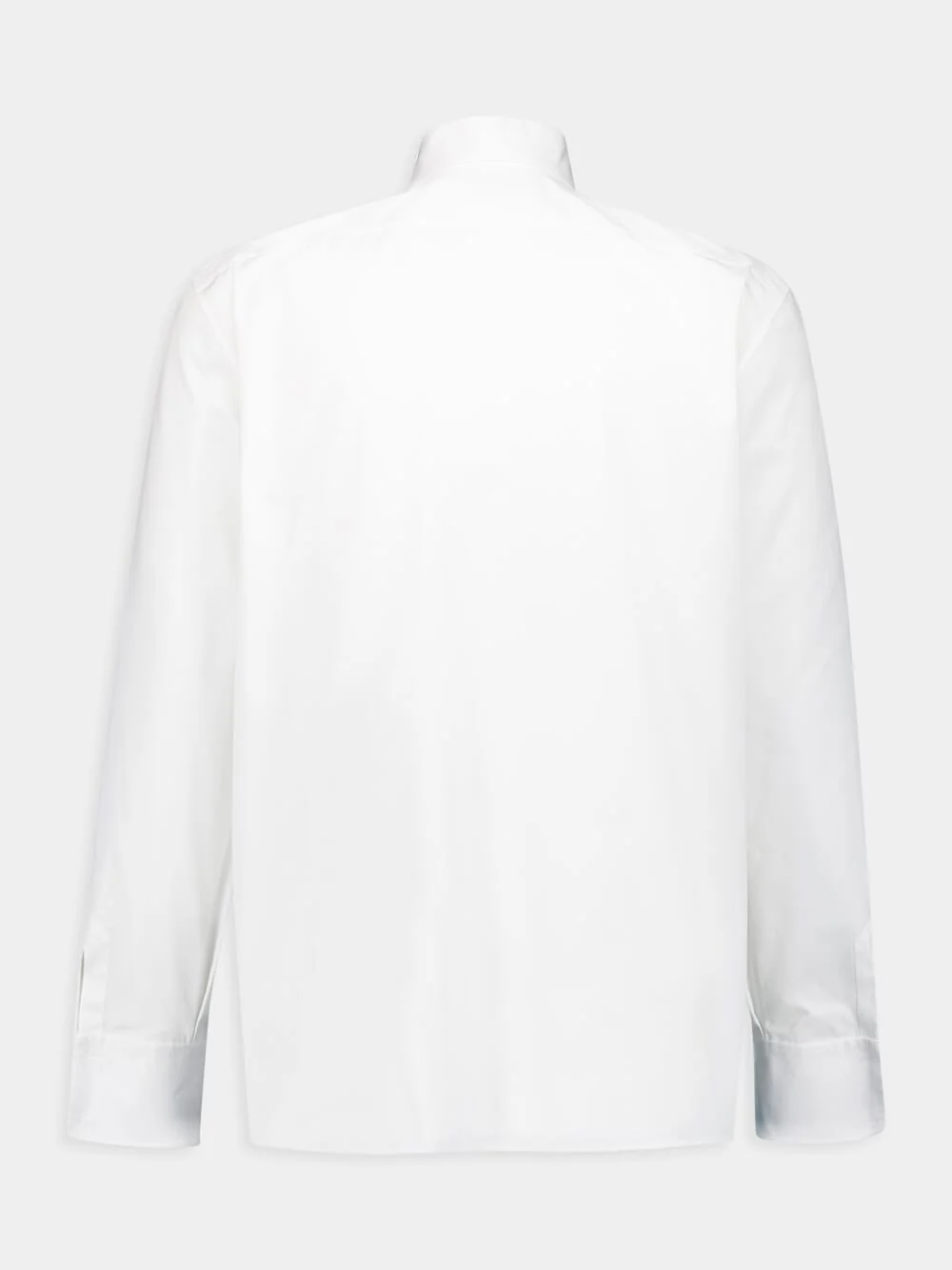 White Poplin Cotton Shirt - Image 2