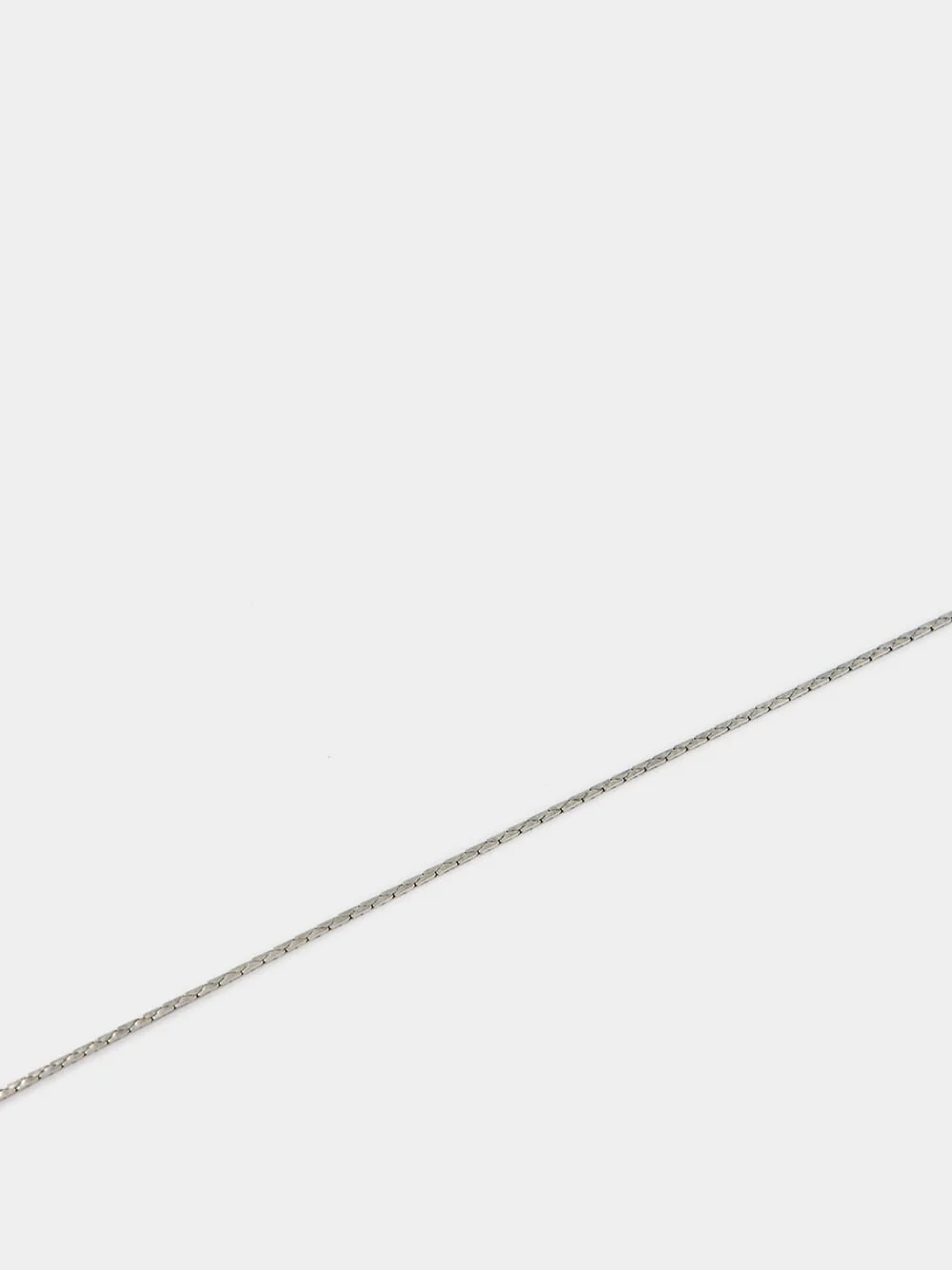 Cobra-Chain Necklace in Light Oxidized Silver - Image 2