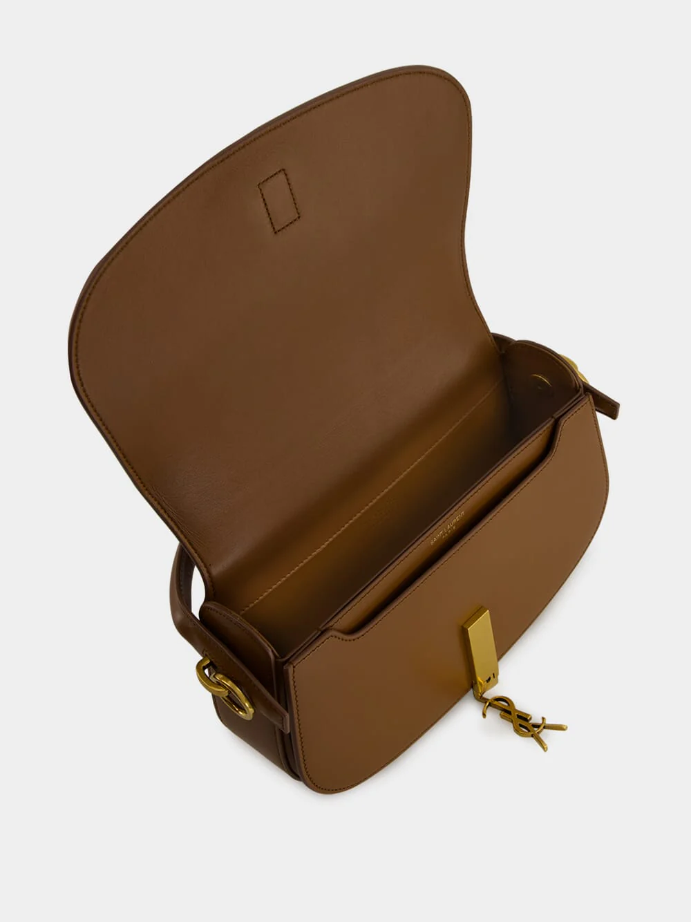 Fox Brown Voltaire Calfskin Shoulder Bag - Image 6
