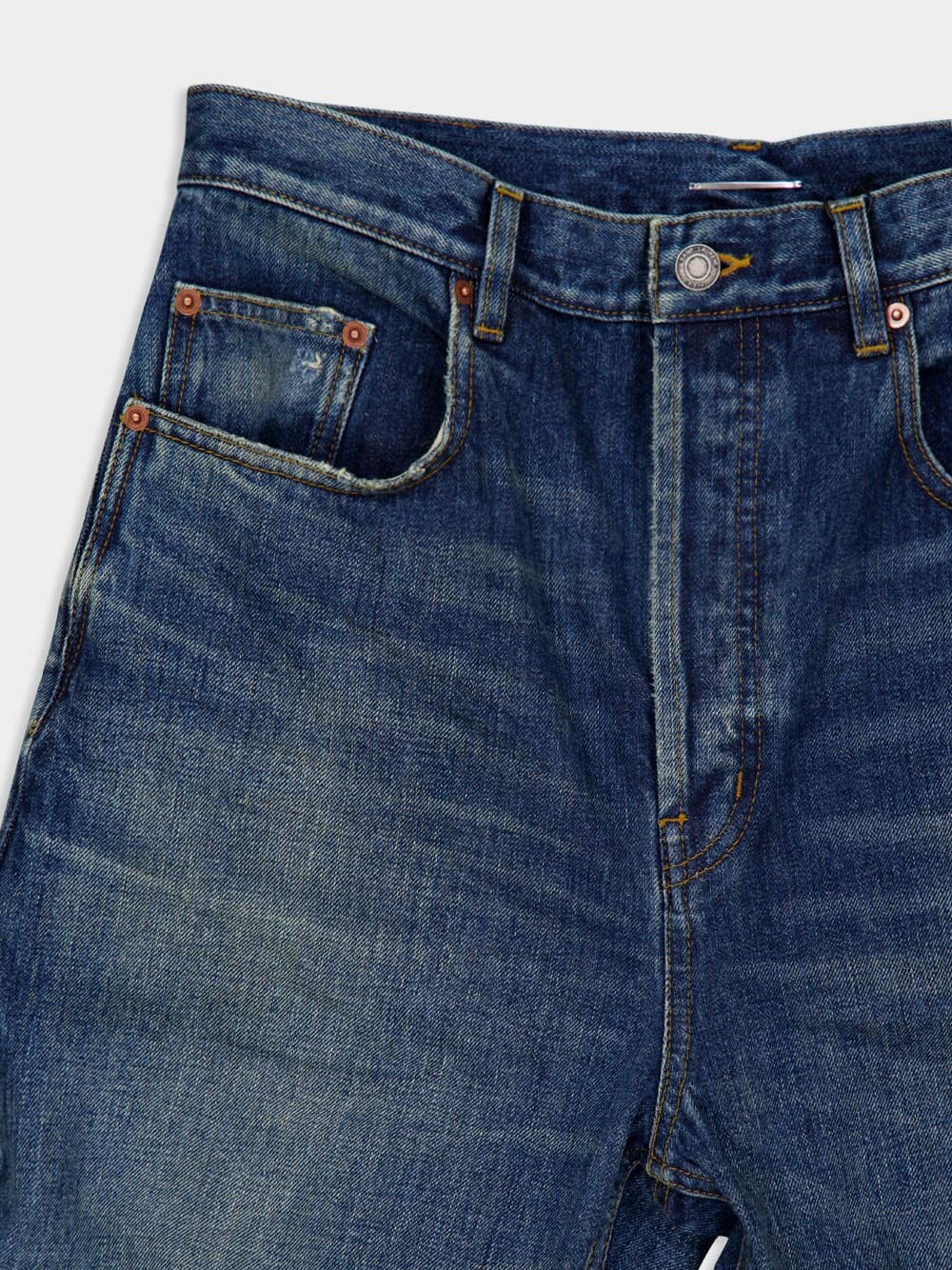 High-Rise Heritage Vintage Blue Jeans - Image 3