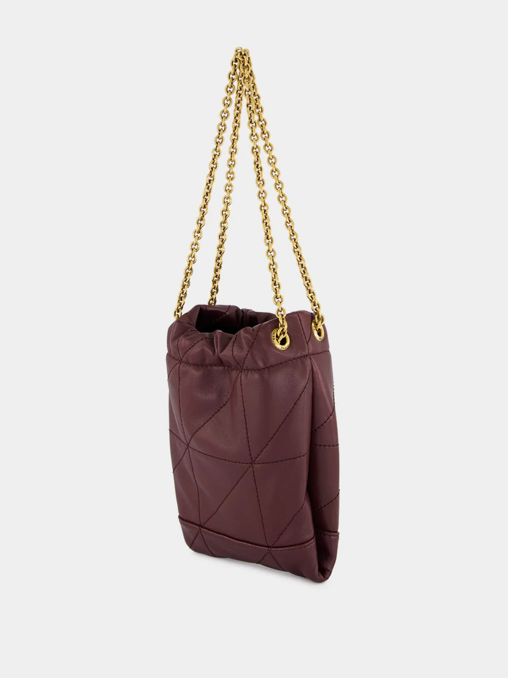 Hot Wine Small Jamie Pouch in Lambskin - Image 4