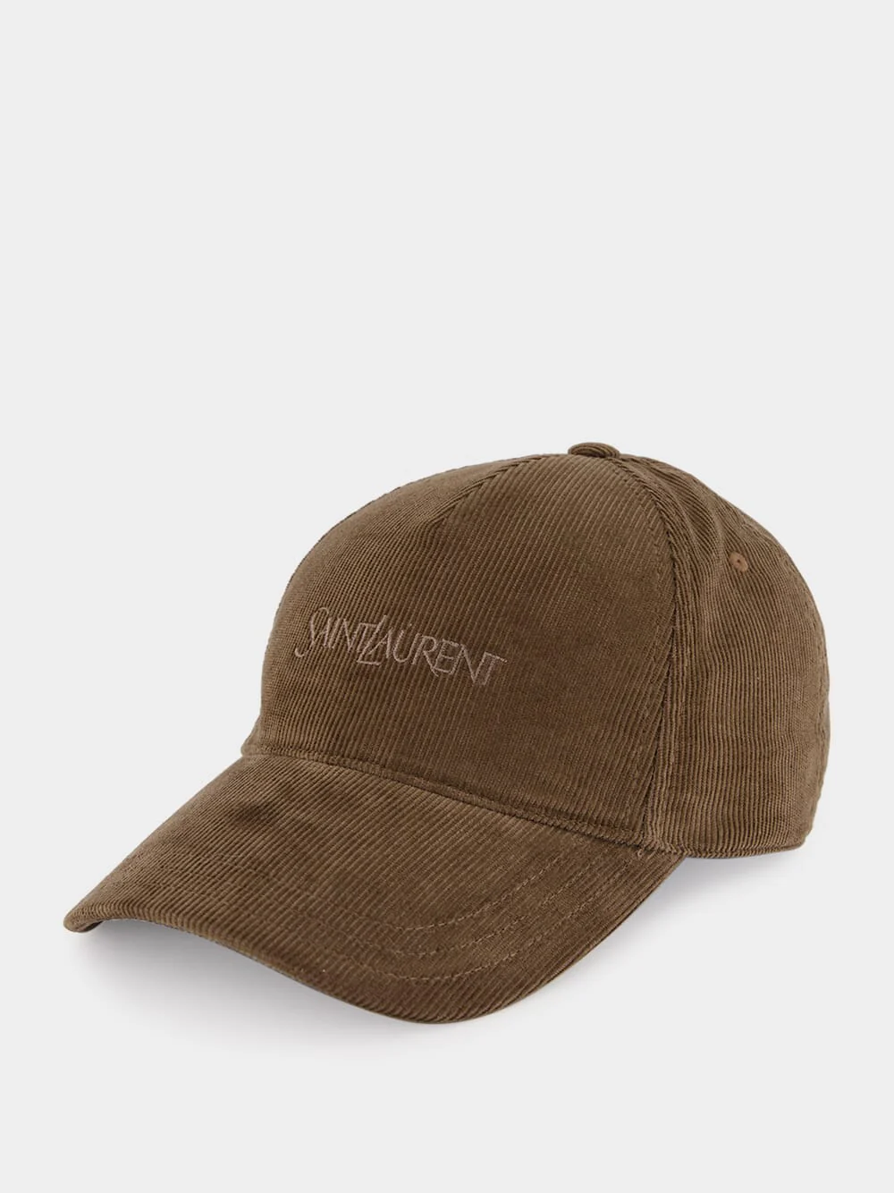 Khaki Corduroy Baseball Cap